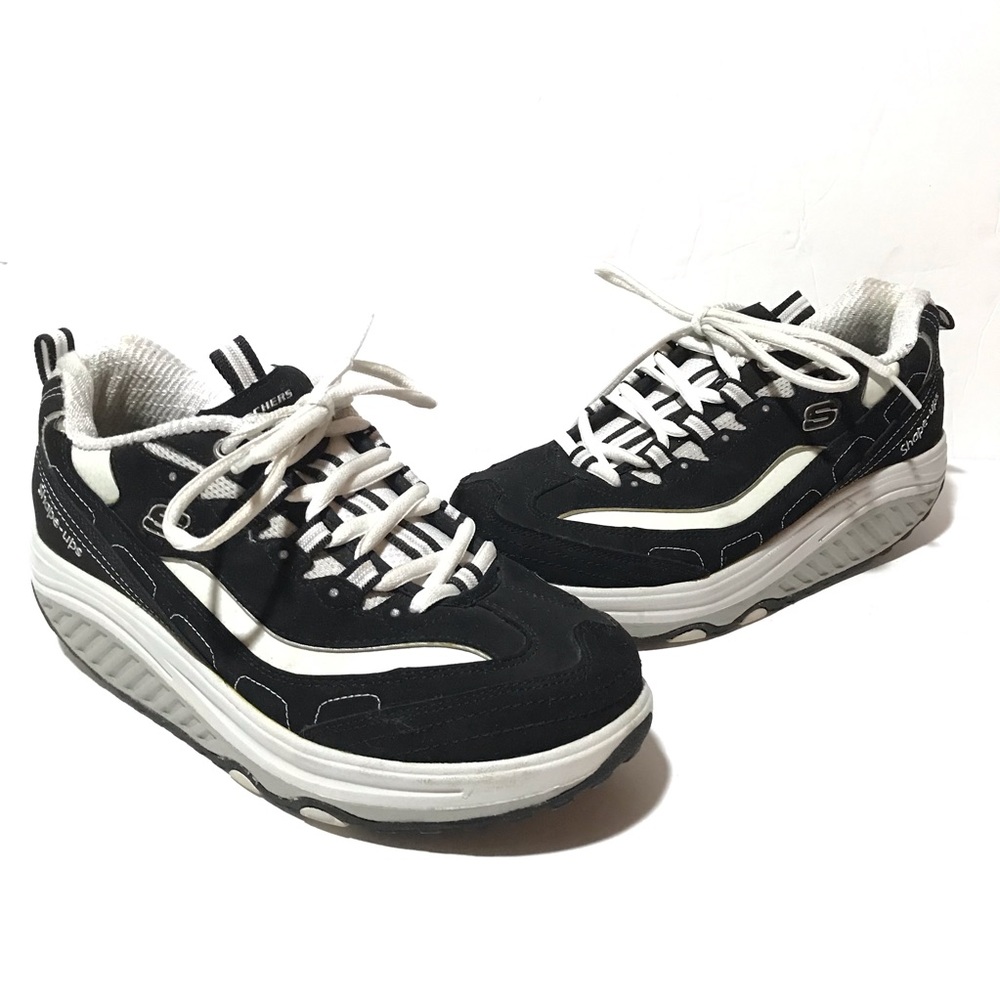 Women’s Black Shape Ups Skechers 7.5 Rhinestones